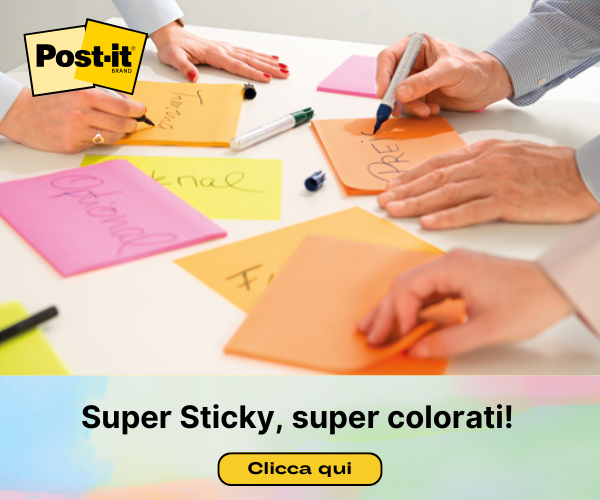 Post-it, super Sticky, super colorati